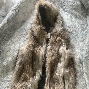 Free People Faux Fur Vest - NWT